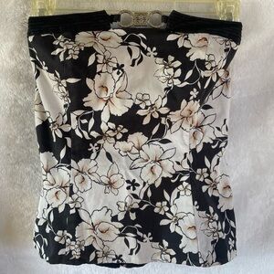 WHBM strapless corset top